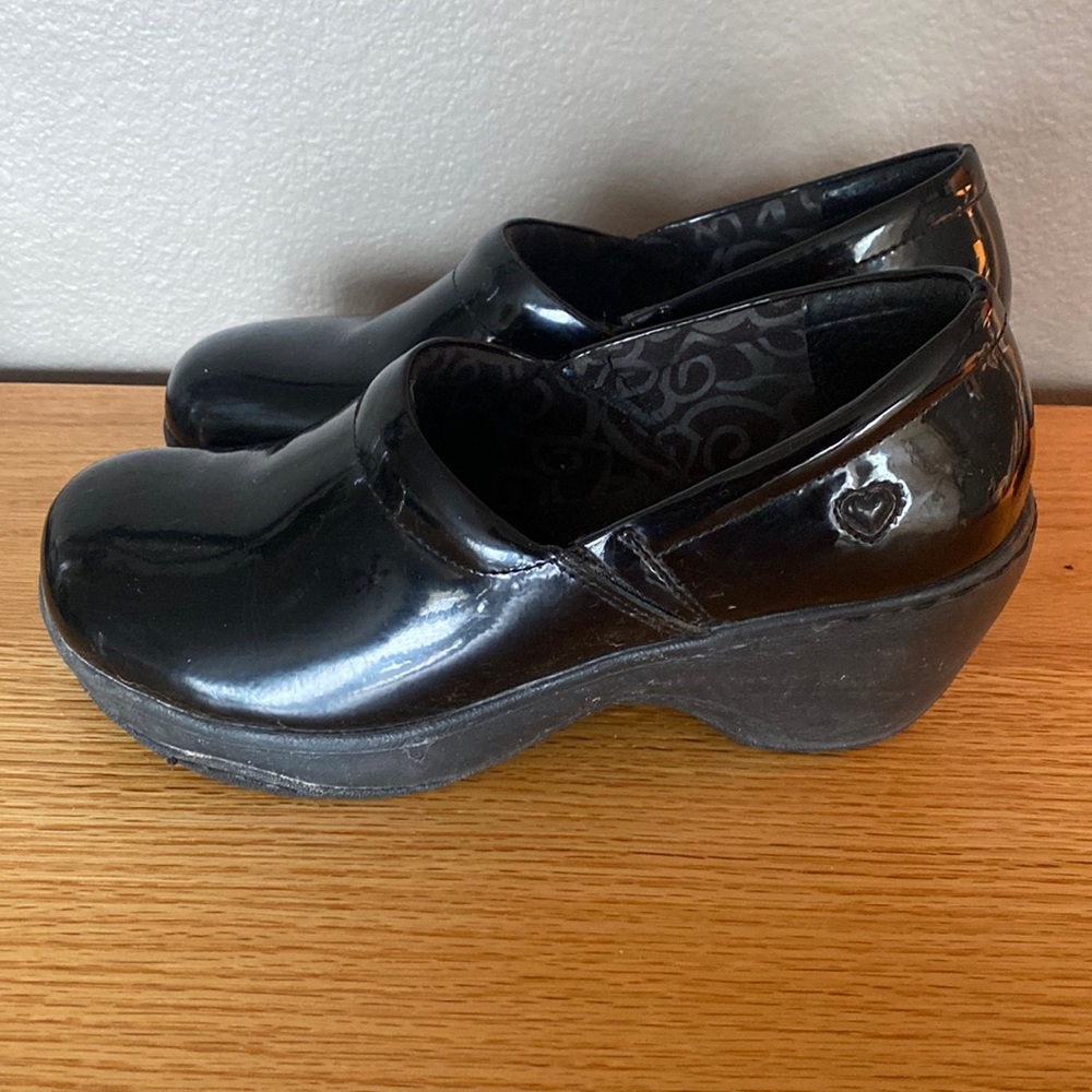 Nurse Mates black clogs